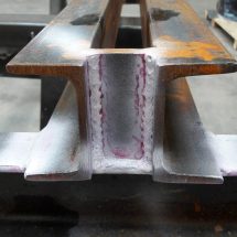 Revealing failures on weld